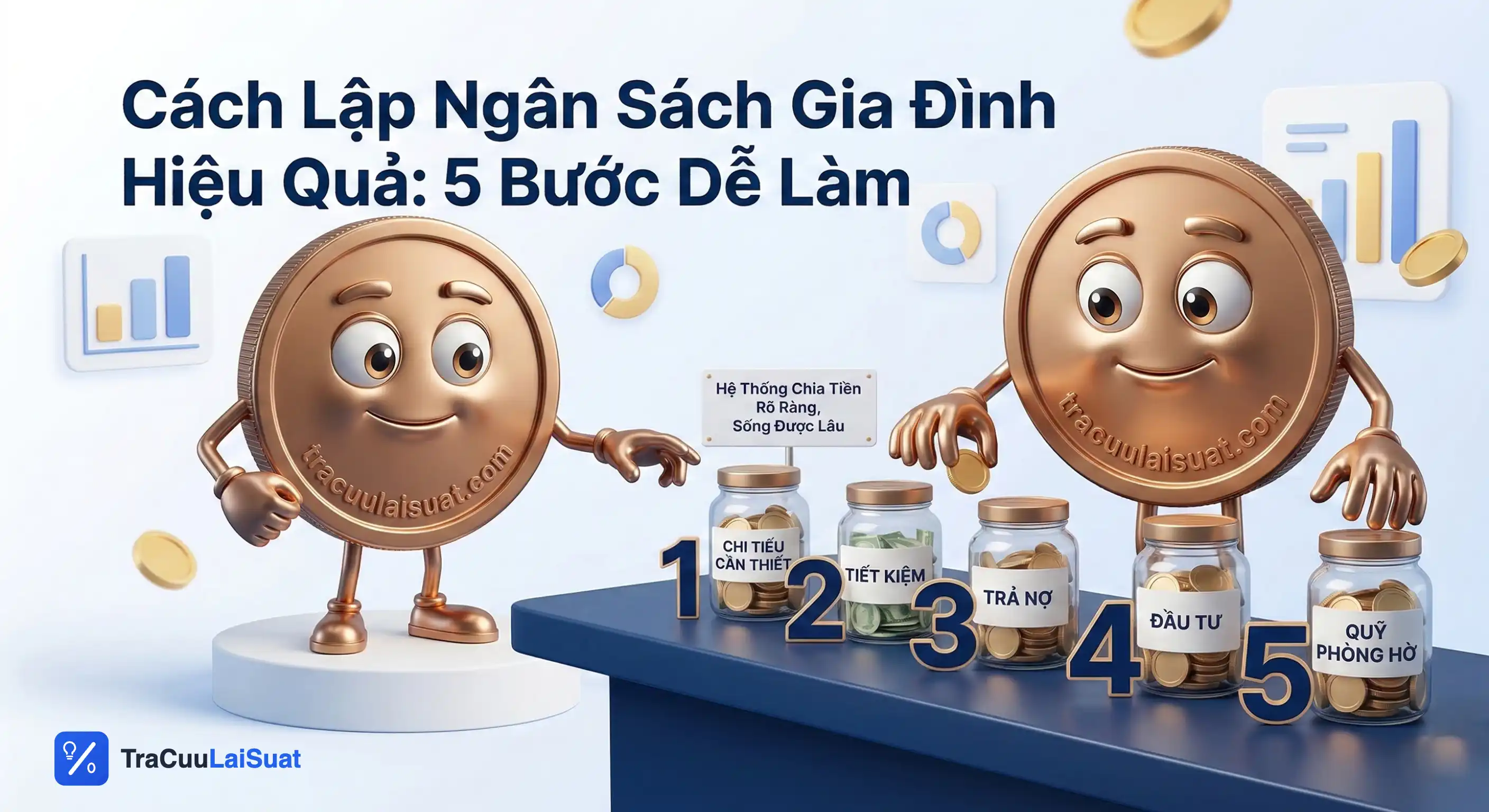 Gia đình đang cùng nhau lập ngân sách chi tiêu hằng tháng