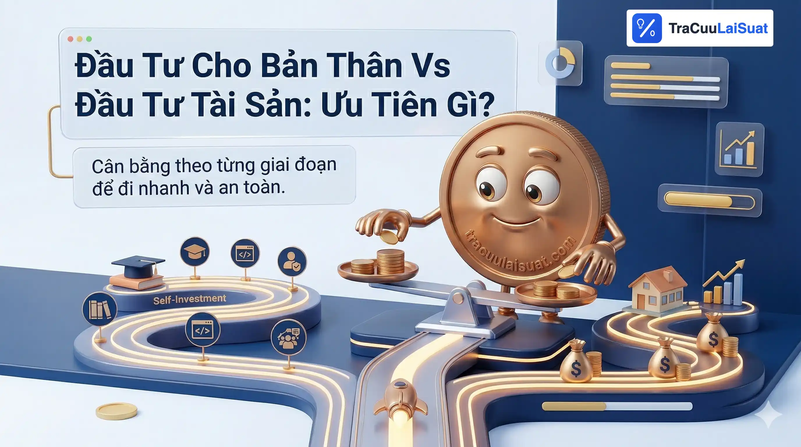 Người trẻ cân nhắc giữa đầu tư cho bản thân và đầu tư tài sản