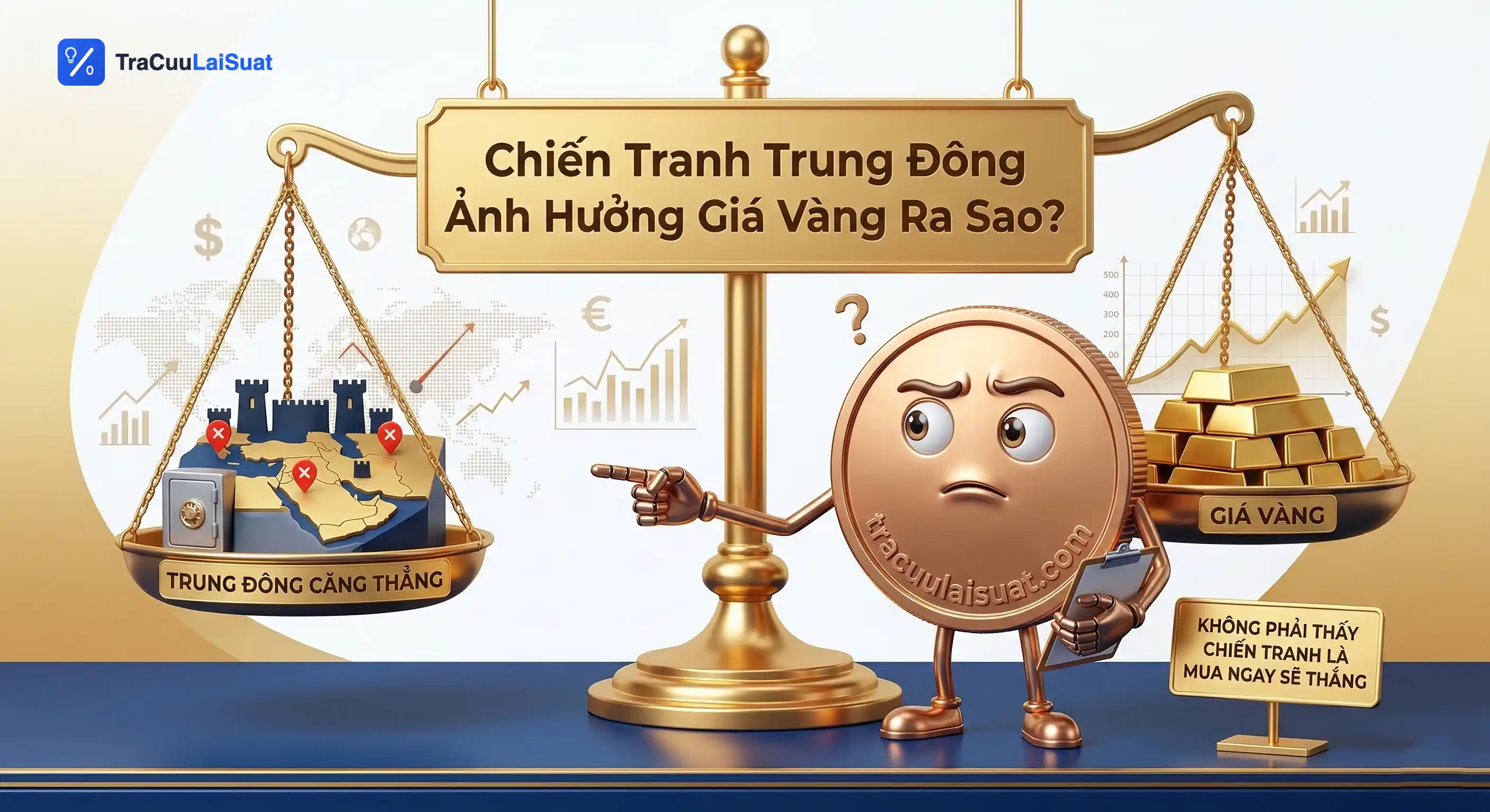 Chiến Tranh Trung Đông Ảnh Hưởng Giá Vàng Ra Sao?