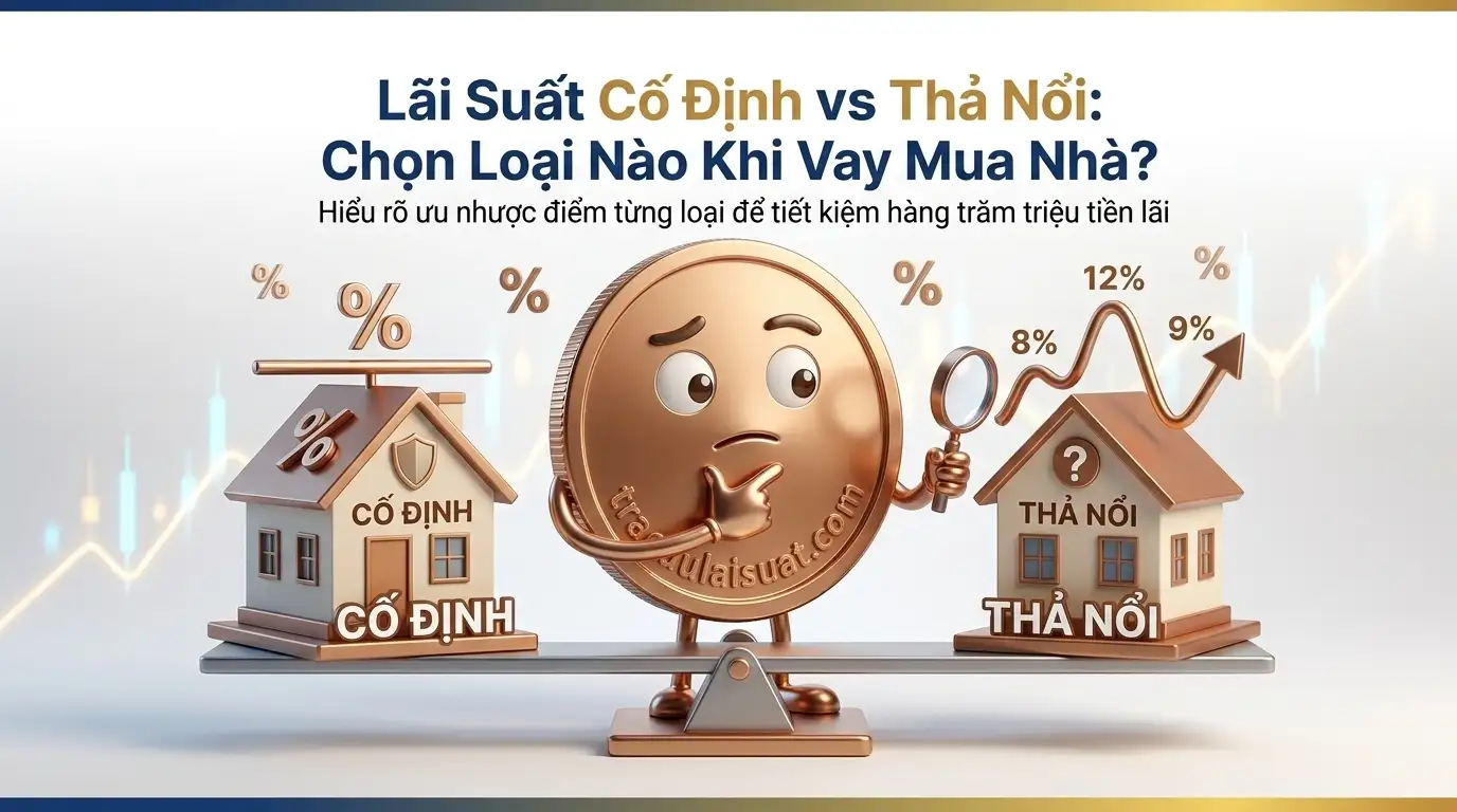 Lãi suất cố định vs thả nổi
