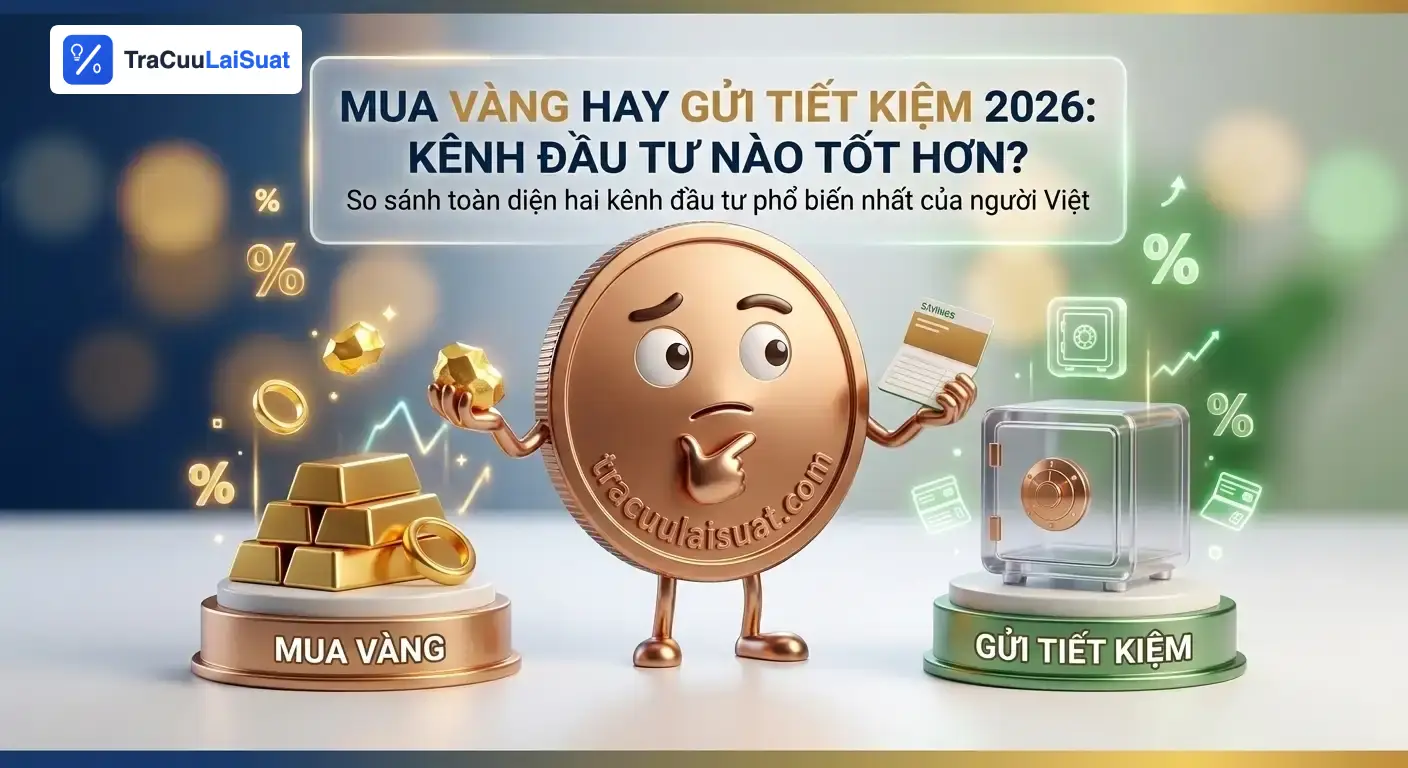 Mua Vàng Hay Gửi Tiết Kiệm 2026: Kênh Đầu Tư Nào Tốt Hơn?