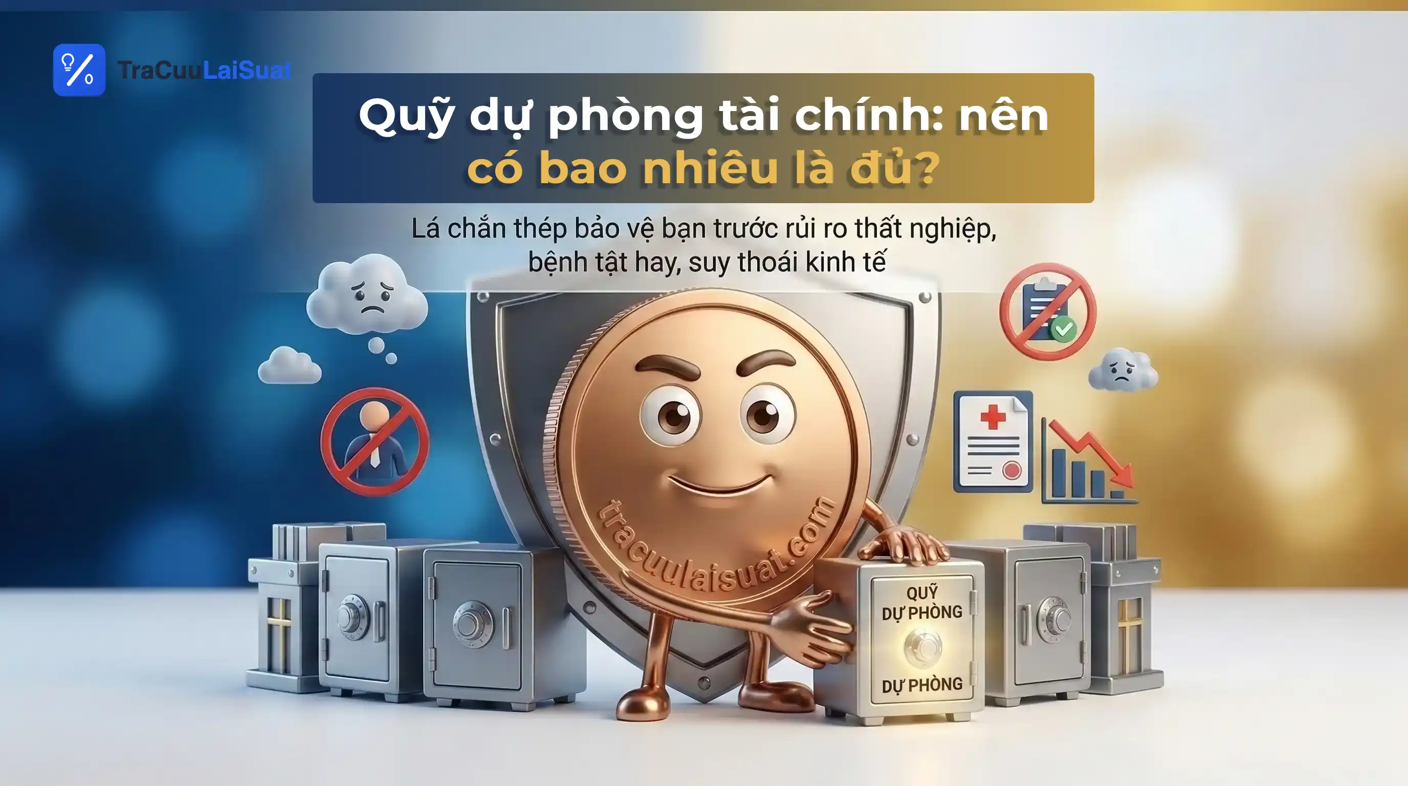 Quỹ dự phòng tài chính: nên có bao nhiêu là đủ