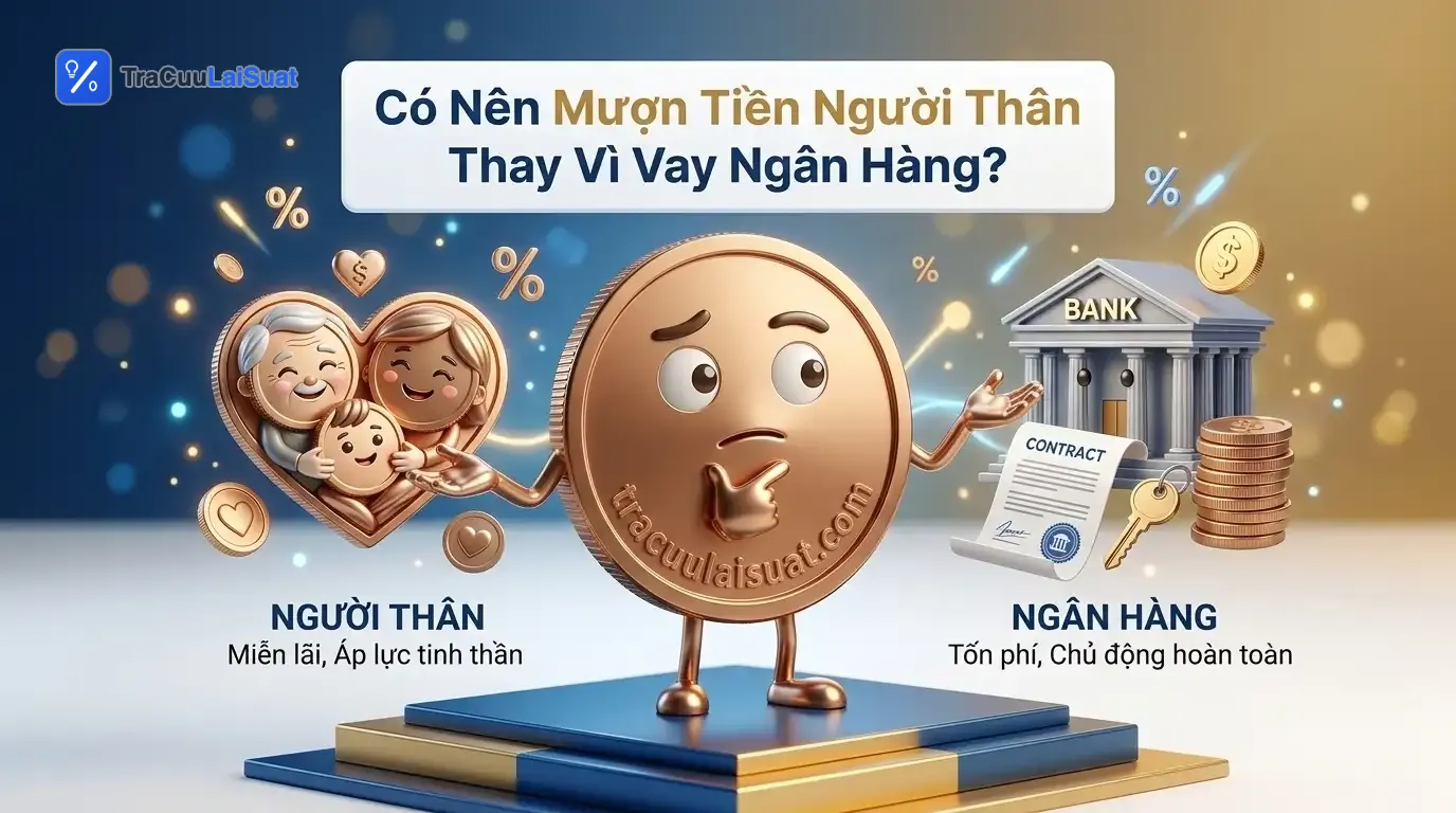 Có Nên Mượn Tiền Người Thân Thay Vì Vay Ngân Hàng?