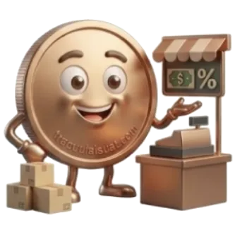 Tính phí bán hàng online Mr. Coin mascot